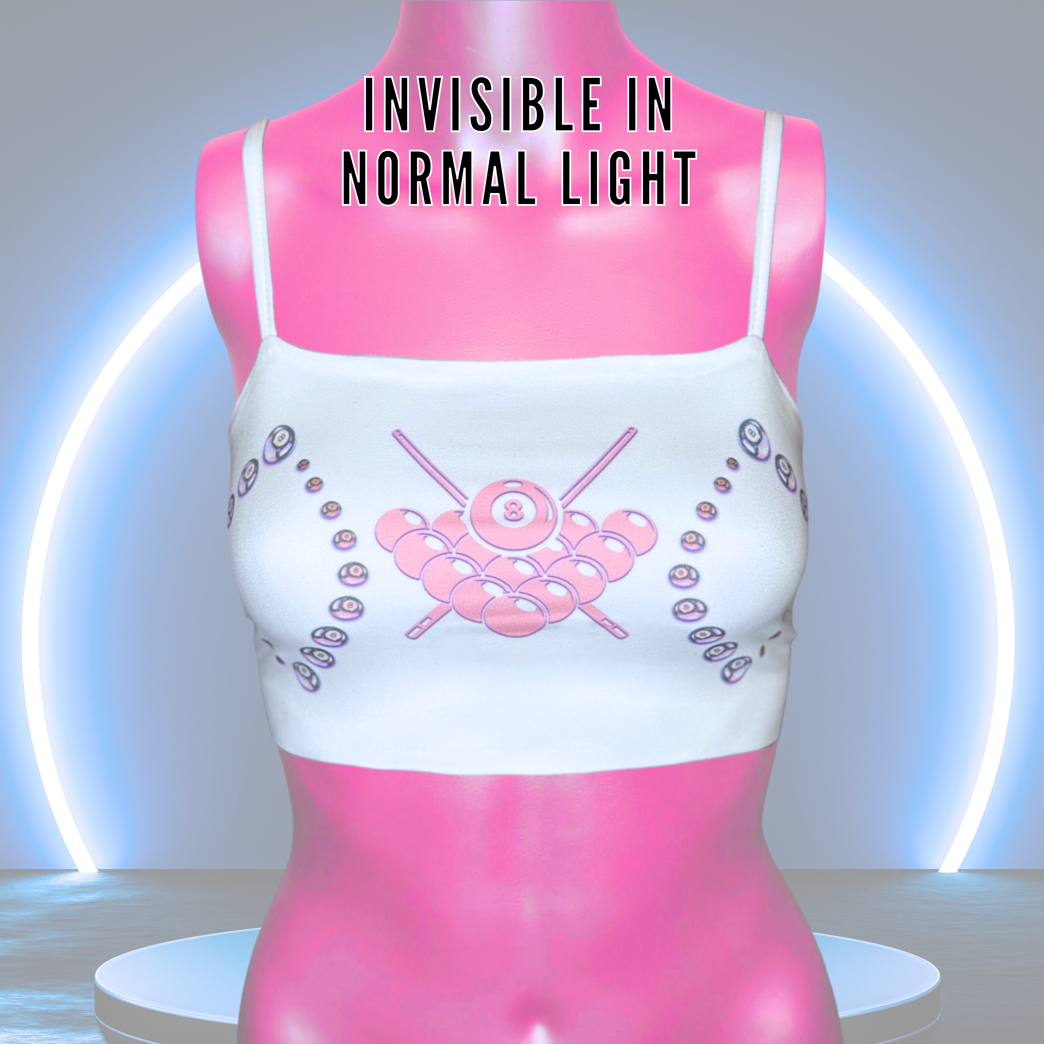 8-Ball Mesh-Back Crop